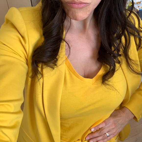 Yellow Blazer Jacket - Picture 8 of 11